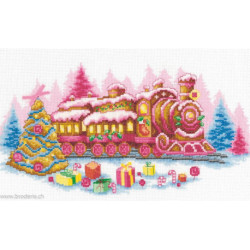 Vervaco, Kit Locomotive Gingerbread (PN0215313)