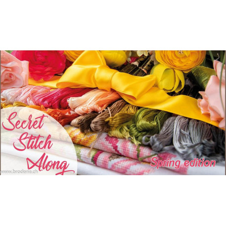 Vervaco, Kit Secret Stitch Printemps 2026 Marjolein Bastin Aïda (PN0237498)