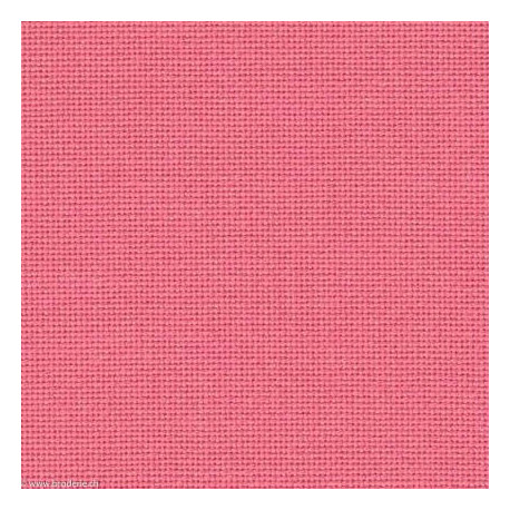 Zweigart, étamine Lugana rose en 140cm de large (3835-4018)