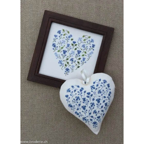 Renato Parolin, grille Cuori e colori (azzurro) (PA37-06)