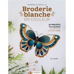Editions de Saxe, Livre introduction à la Broderie blanche en couleurs (EXPE003)