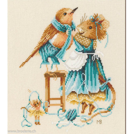 Lanarte, kit au point compté Dressing up with Vera (LA0000087)