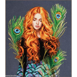 Lanarte, kit au point compté The peacock's muse (LA0203533)