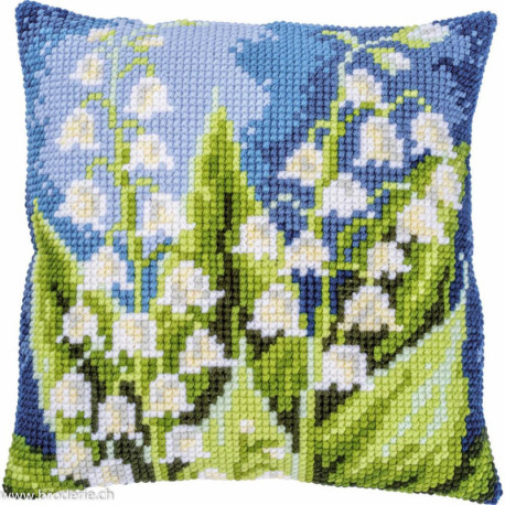 Vervaco, kit coussin au point de croix Muguet (PN0215589)