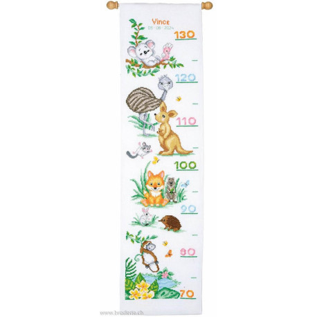 Vervaco, kit naissance toise Animaux australiens (PN0205333)