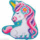 Vervaco, kit coussin modelé au point de croix et dos Licorne (PN0231400)