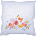 Vervaco, kit imprimé coussin Coquelicots et fleurs sauvages (PN0230664)