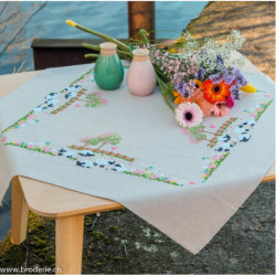 Vervaco, kit imprimé nappe Moutons dans le pré (PN0231705)