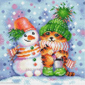 BrilliArt, kit diamant Snowman (MC-098)