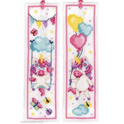 Vervaco, kit marque-page Licorne lot de 2 (PN0231677)