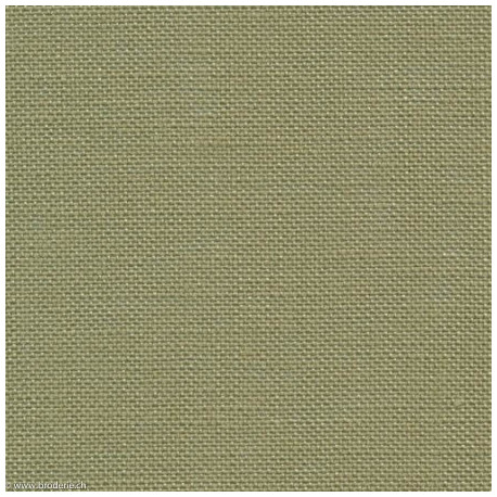 Zweigart, Lin Belfast 12.6 fils/cm vert (3609-6016)