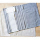 Ricami, set de table damassé cadrillé gris (CU00631.002)
