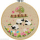Vervaco, kit imprimé avec cerceau Moutons dans le pré (PN0237492)