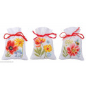 Vervaco, kit sachet Coquelicots et fleurs lot de 3 (PN0230489)