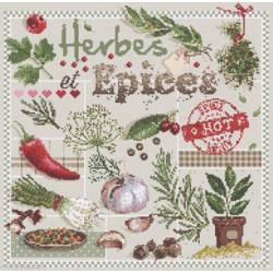 Madame la Fée, grille Herbes et épices (FEE144)