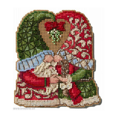 Mill Hill, kit Gnomes Mistletoe Couple (JS202516)