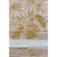 Graziano, Linge de cuisine Belize Feuilles jaune moutarde (CU6581)
