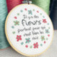 LiliPoints, Kit Citation Il y a des fleurs partout ... (KC07)