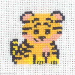 Permin, mini-kit facile tigre (PE14-6195)