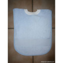 Stafil, bavoir velours bleu (H096B)