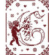 Couleur d'étoile, grille Mon Ange lettre G (CE0079G)