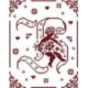 Couleur d'étoile, grille Mon Ange lettre H (CE0079H)
