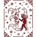 Couleur d'étoile, grille Mon Ange lettre N (CE0079N)