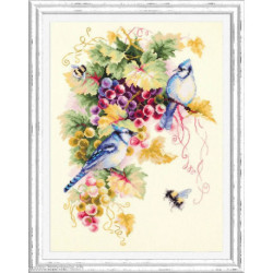 Magic Needle, kit Blue Jay and Grapes (MN130-022)