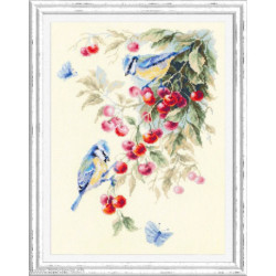 Magic Needle, kit Blue Tits and Cherry (MN130-021)