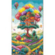 Vervaco, kit au point compté Paysage et cabane dans arbres (PN0215355)
