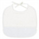 DMC, Bavoir 3 mois éponge blanc (DMC-RS1425)
