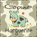 LiliPoints, Grille Enfant - ma copine Marguerite (E001)
