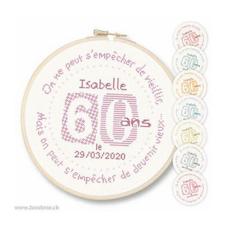 LiliPoints, Grille Fête - 60 ans (F015)