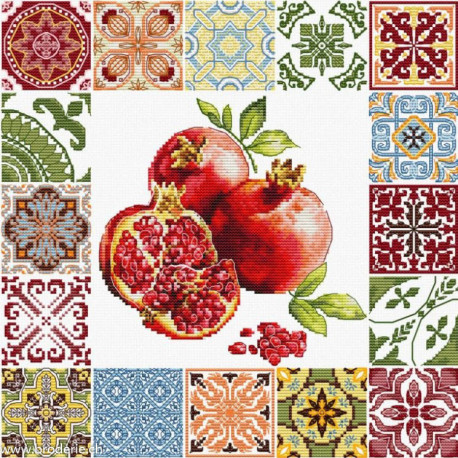 Luca-S, kit Mosaic Heart of the Pomegranate (LUCASB7058)
