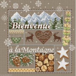 Madame la Fée, grille Bienvenue à la montagne (FEE071)