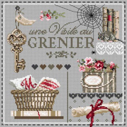 Madame la Fée, grille mini Grenier (FMINI093)